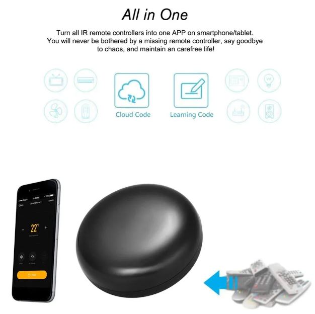 Smart Wi-Fi IR Remote with RF