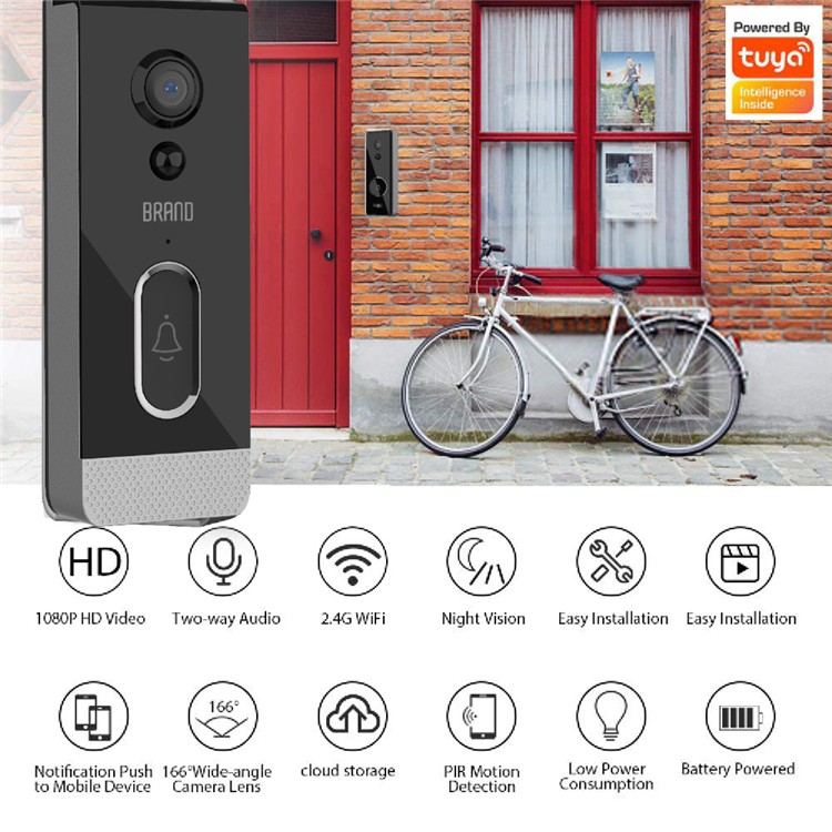 TUYA Outdoor Video Doorbell DDV-205