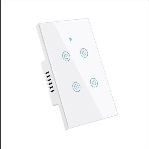 Smart Switch: 4-Gang Wi-Fi + BLE Panel with Neutral