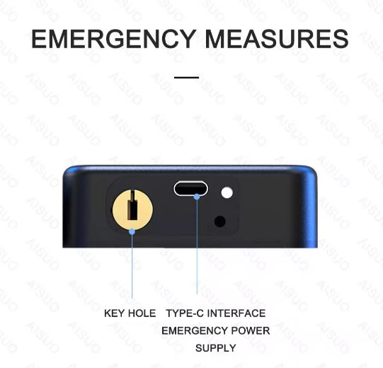 TUYA WIFI Smart Glass Door Lock