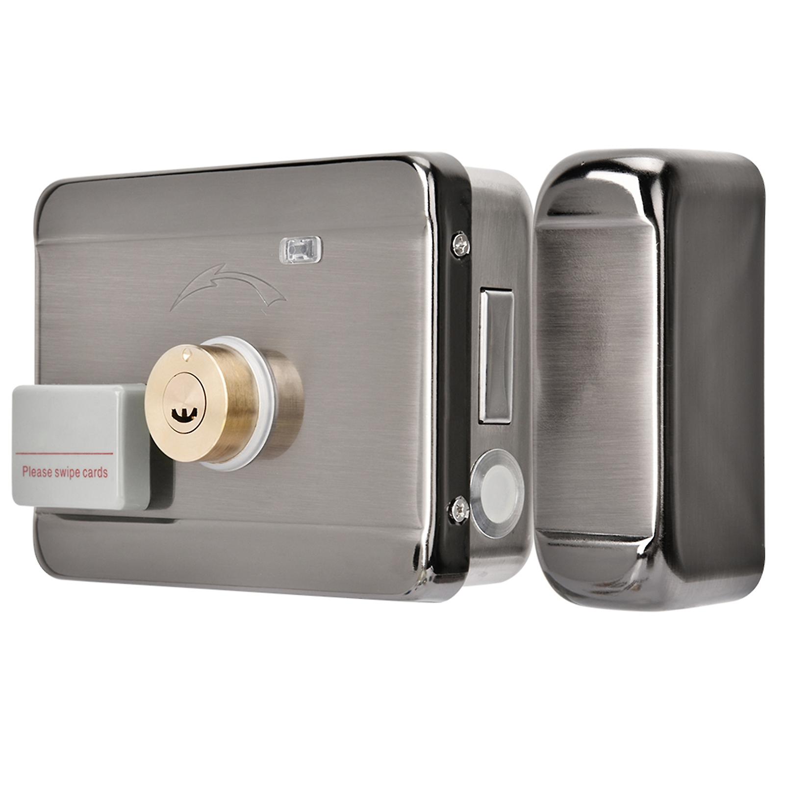 Electric Rim Door Lock with Remote & Card