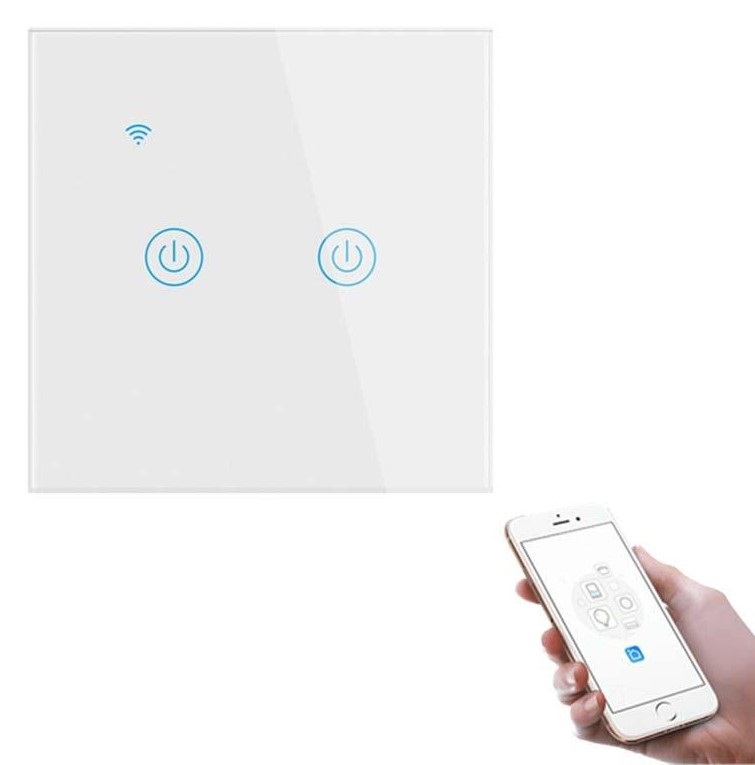 Smart 2 Gang Switch Panel- EU/UK Edition