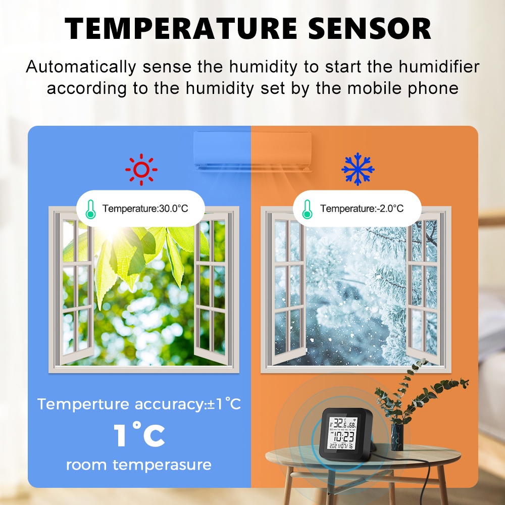 Wi-Fi Smart IR Remote Control and Temperature and Humidity Sensor