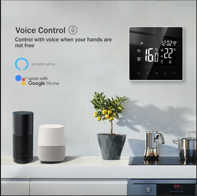 Smart Home Thermostat Control Panel