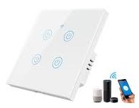 Smart Home 4gang Switch Panel – EU/UK Edition